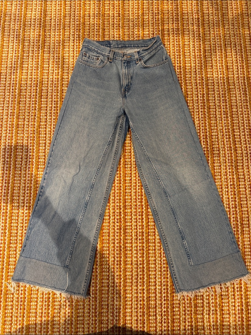 B SIDES vintage levi’s - Cropped Wide-Leg Jeans size 25